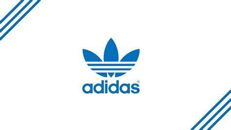 adidas logo blauw|adidas shoe logo.